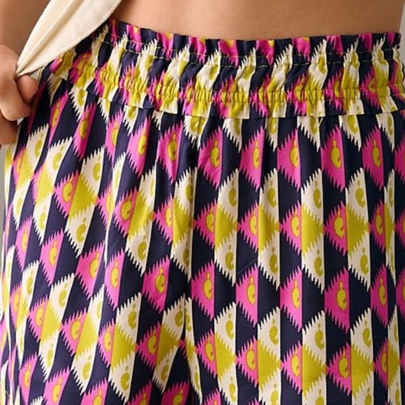 🌻 BY ANTHROPOLOGIE Easy Traveler Shorts Citron Elastic Waist Pull On size XL - Picture 5 of 10